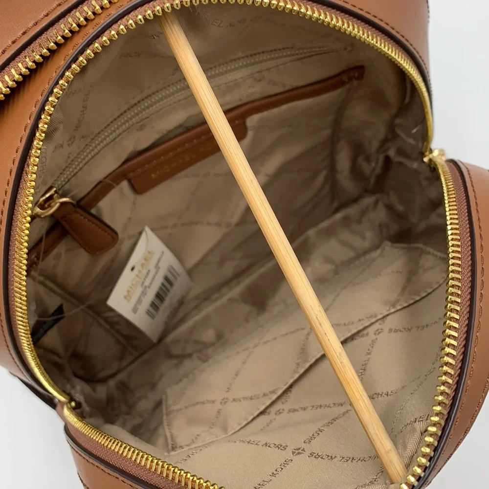 MICHAEL KORS JAYCEE MEDIUM BACKPACK VANILLA SIGNATURE COLOR - Picture 13 of 16